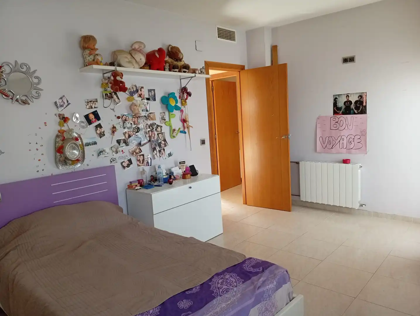 Dormitori de Casa adosada en venda en L'Aldea amb Aire condicionat, Calefacció i Jardí privat