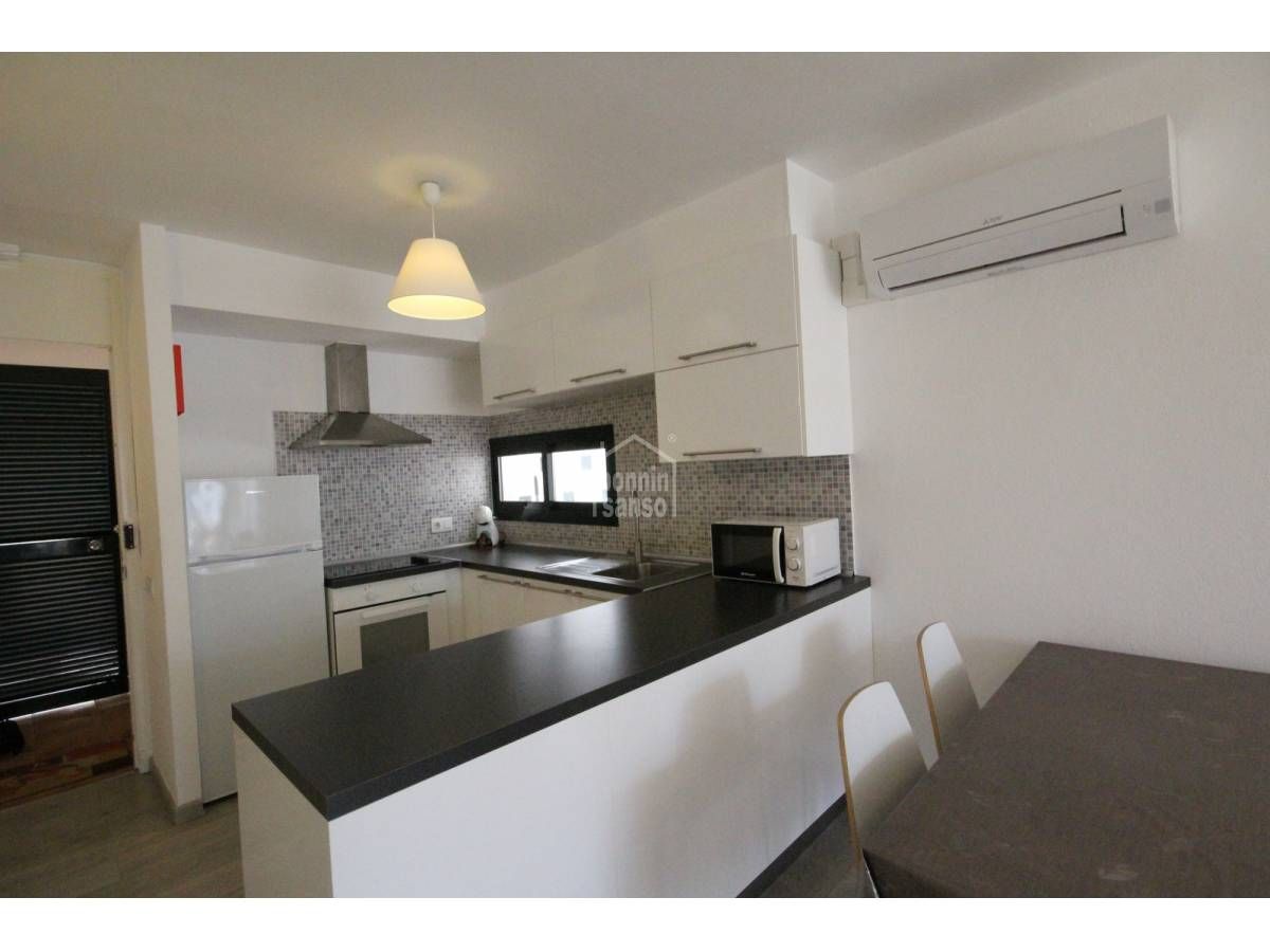Cocina de Apartamento en venta en Ciutadella de Menorca con Calefacción, Jardín privado y Terraza