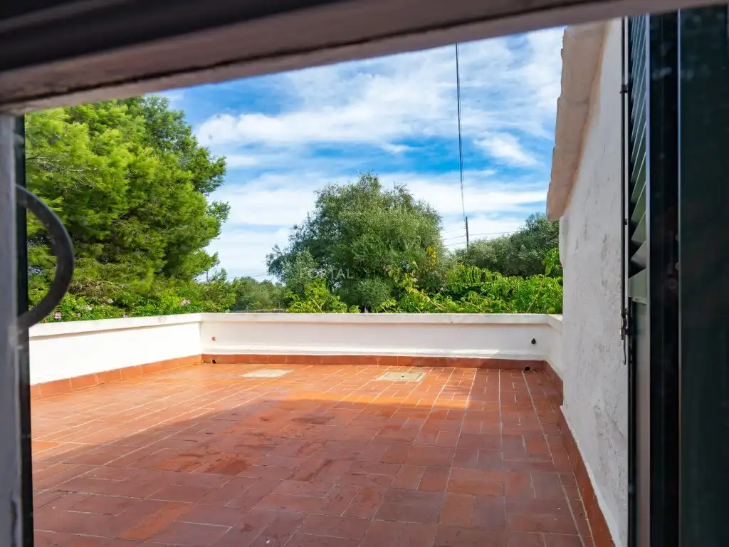 Terraza de Finca rústica en venta en Es Castell