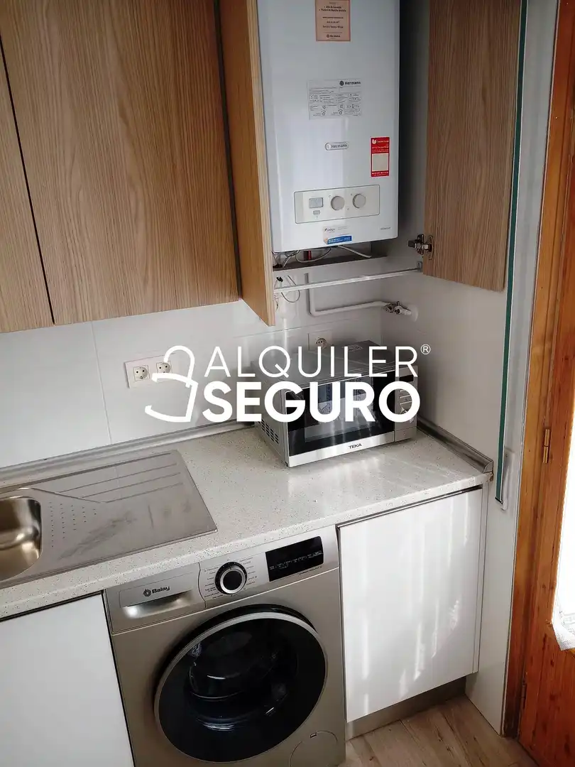 Küche von Wohnung zur Miete in Fuensaldaña mit Heizung und Möbliert
