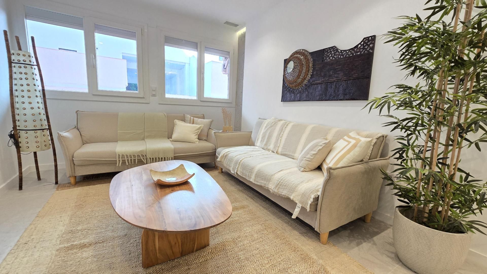 Living room of Planta baja for sale in Málaga Capital  with Air Conditioner, Terrace and Storage room