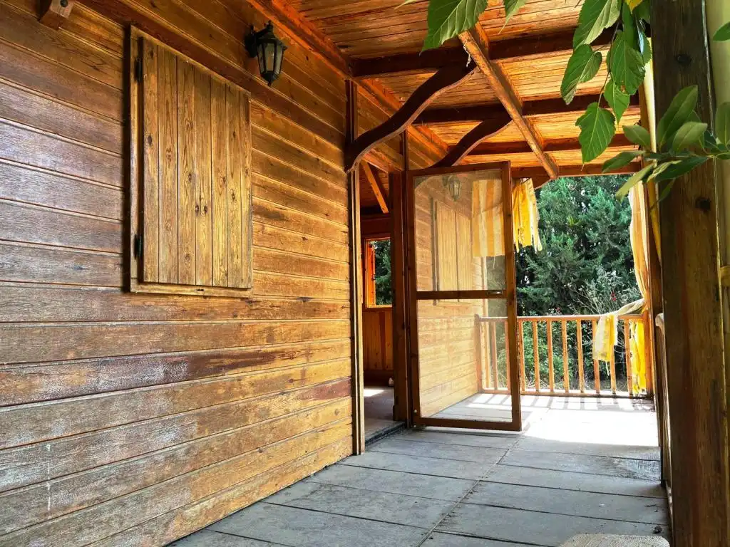 Exterior view of Houses for sale in Binéfar  with Private garden and Parquet flooring