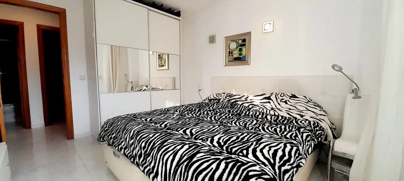 Schlafzimmer von Einfamilien-Reihenhaus zum Verkauf in Benitachell / El Poble Nou de Benitatxell mit Klimaanlage, Heizung und Terrasse