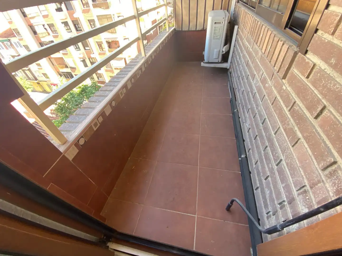 Terraza de Piso de alquiler en Albacete con Calefacción, Amueblado y Balcón
