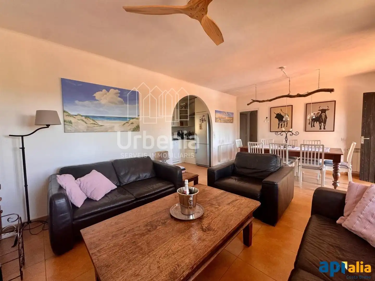Sala de estar de Piso en venta en Lloret de Mar con Aire acondicionado, Piscina y Amueblado