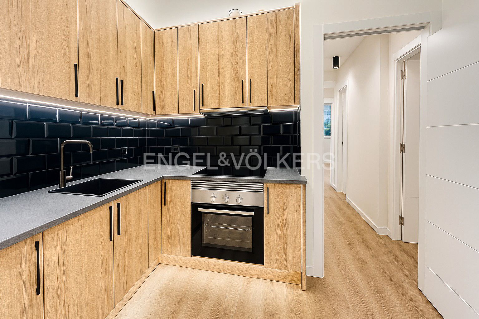 Cuina de Apartament en venda en  Barcelona Capital amb Aire condicionat, Calefacció i Parquet