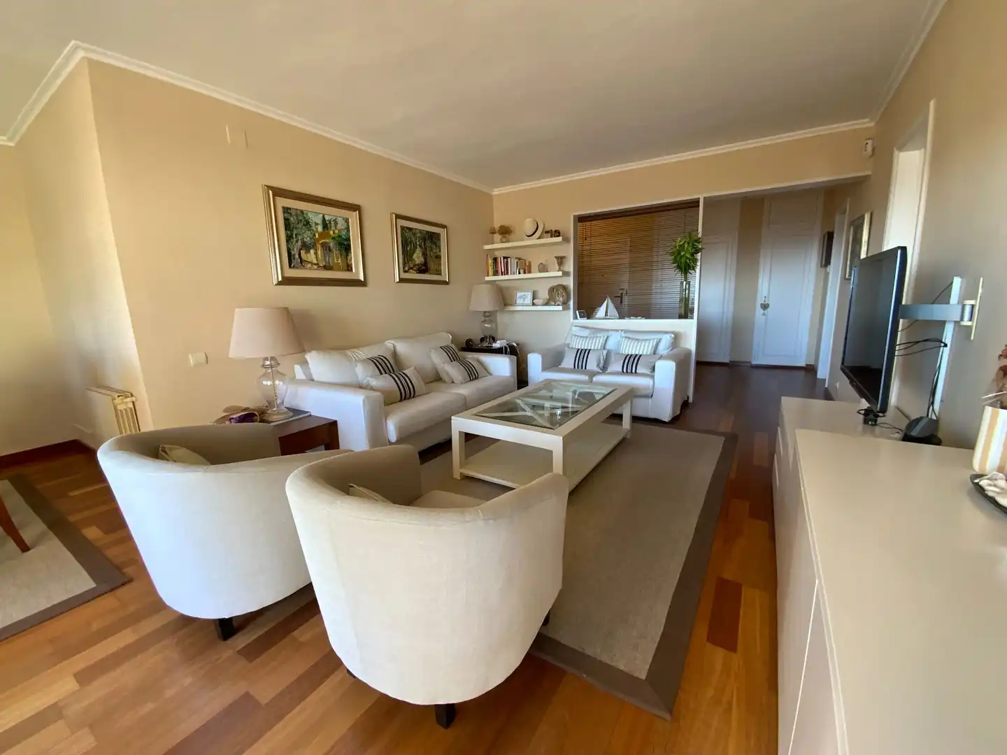 Wohnzimmer von Wohnung zum Verkauf in Sant Vicenç de Montalt mit Klimaanlage, Heizung und Abstellraum
