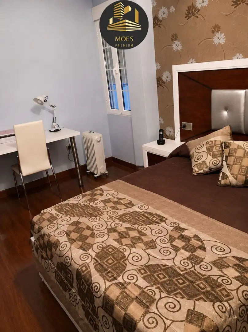 Bedroom of Flat for rent in Jaén  with Air Conditioner and Parquet flooring