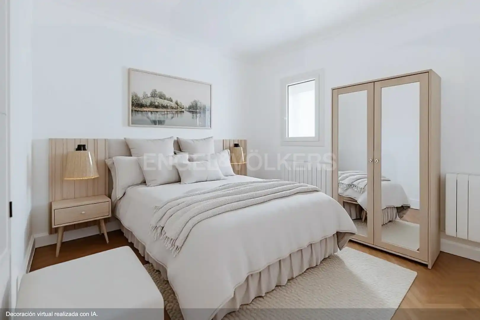 Bedroom of Flat for sale in Barcelona  with Heating, Parquet flooring and Furnished