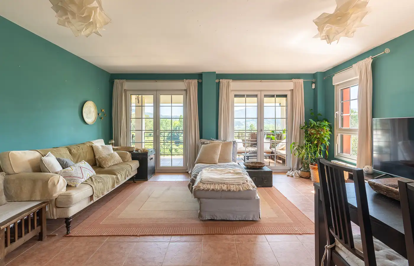 Living room of Houses for sale in Culleredo  with Air Conditioner, Heating and Private garden