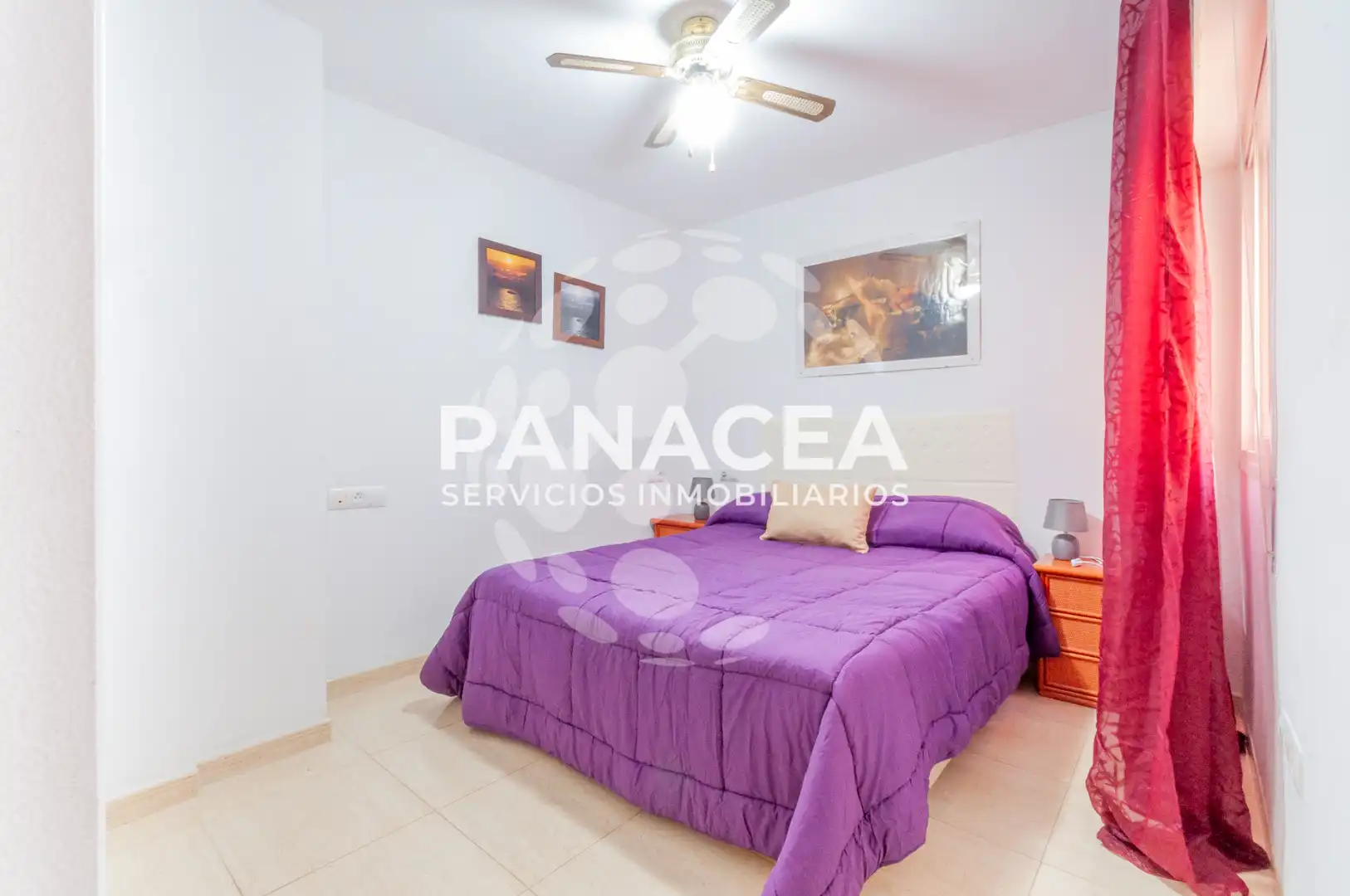 Bedroom of Flat for sale in Roquetas de Mar  with Terrace, Furnished and Oven