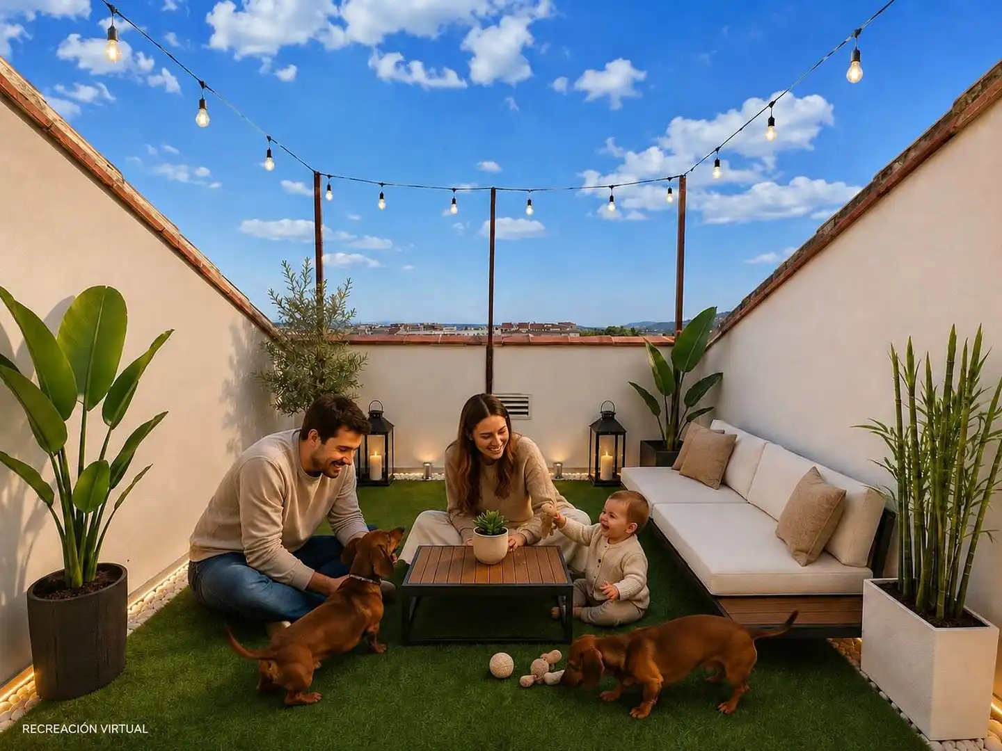 Terraza de Ático en venta en Gandia con Terraza, Trastero y Balcón