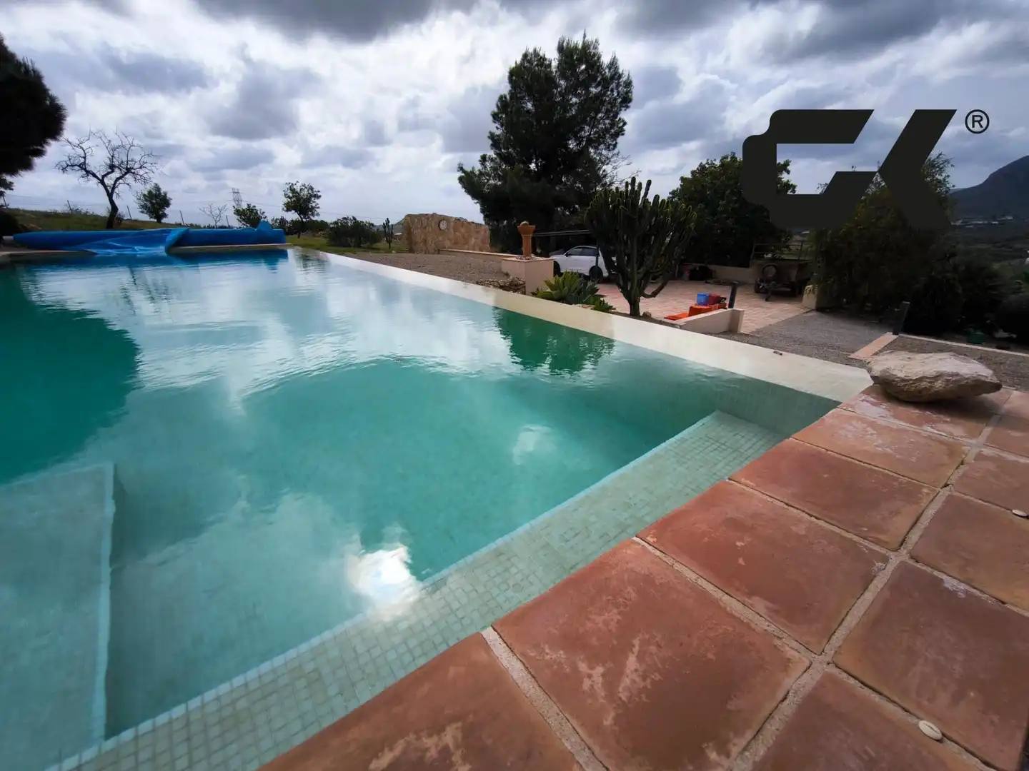 Piscina de Finca rústica en venda en Mazarrón amb Terrassa, Piscina i Moblat