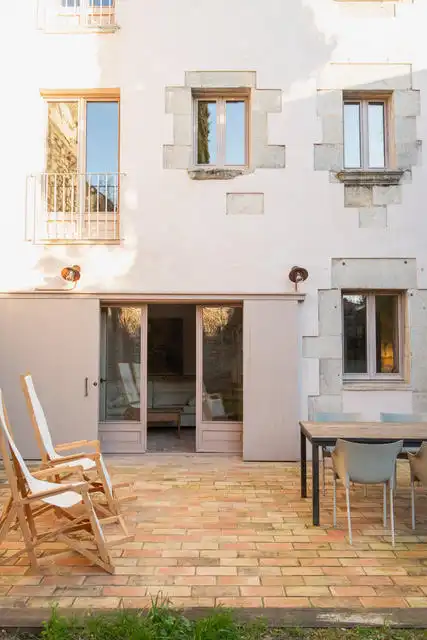 Exterior view of Flat for rent in Girona  with Heating, Terrace and Furnished