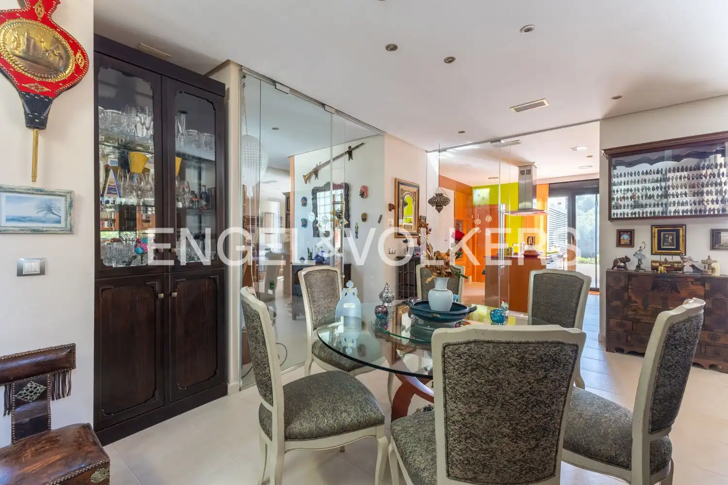 Dining room of Houses for sale in Gilet  with Air Conditioner, Heating and Private garden