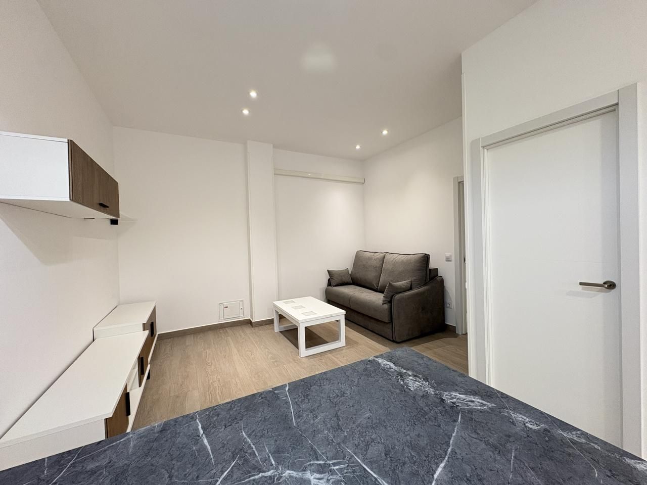 Living room of Planta baja to rent in  Madrid Capital  with Air Conditioner, Heating and Furnished