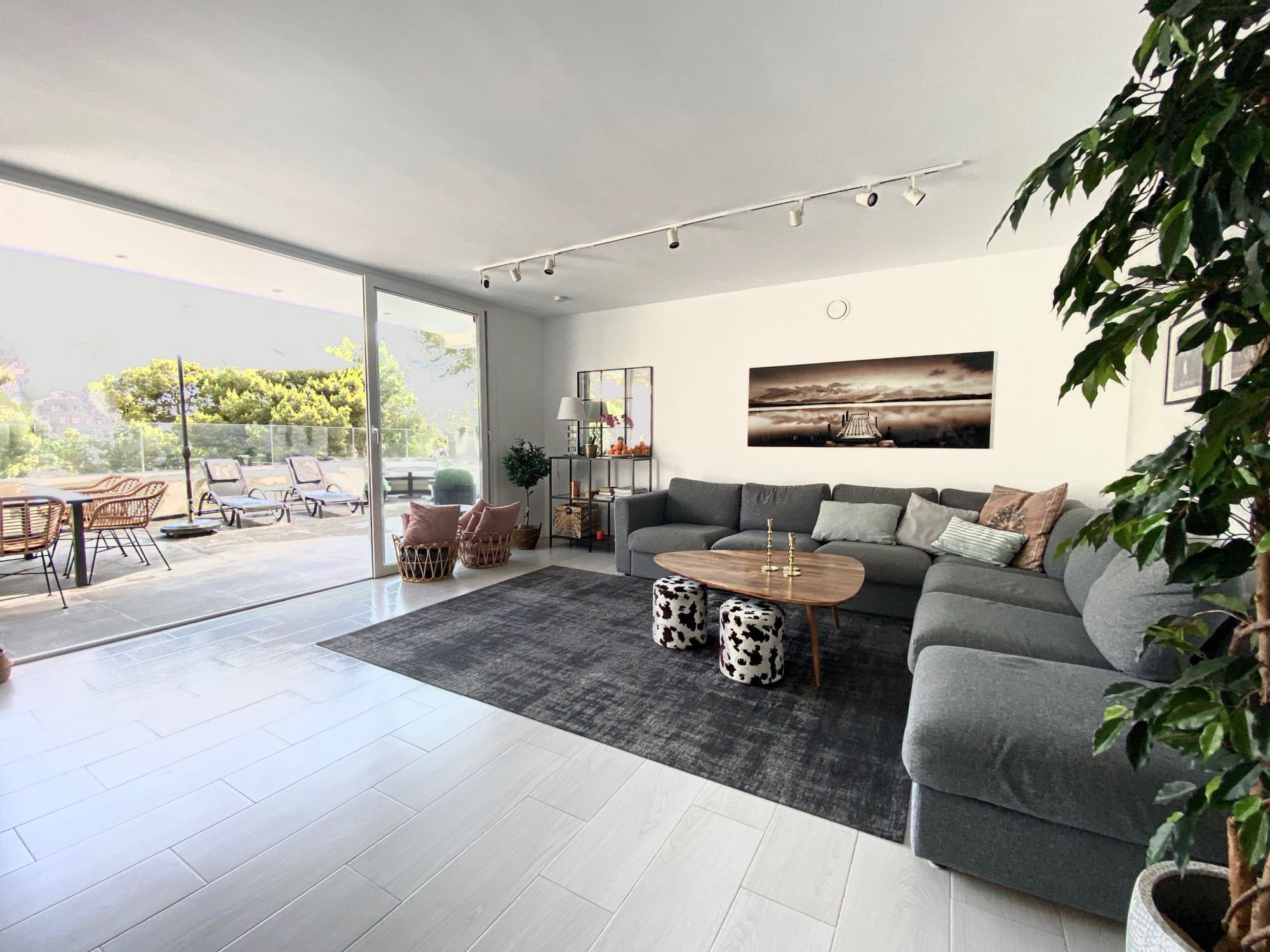 Sala d'estar de Apartament de lloguer en Calvià amb Terrassa