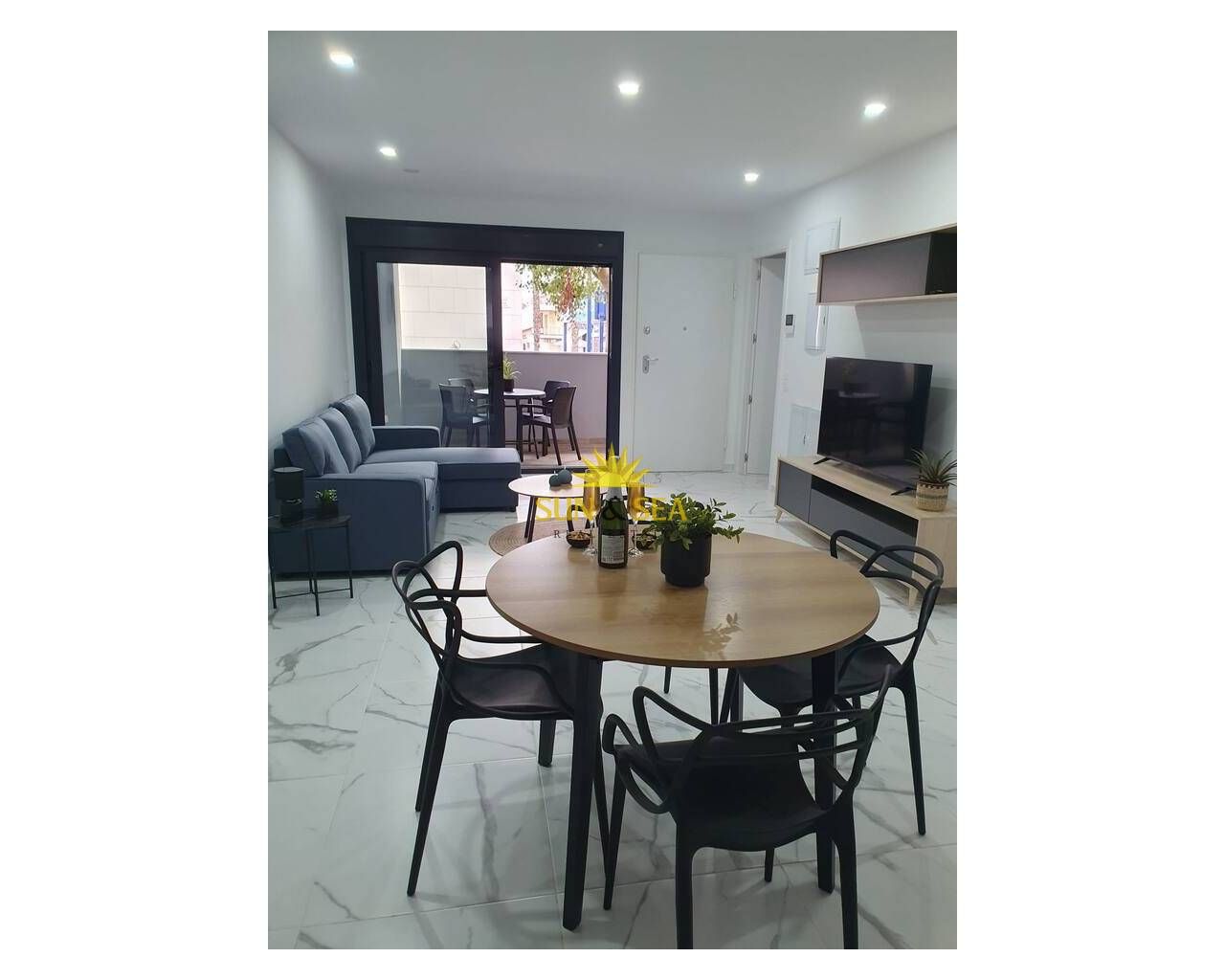 Living room of Planta baja to rent in Torrevieja  with Air Conditioner, Heating and Swimming Pool