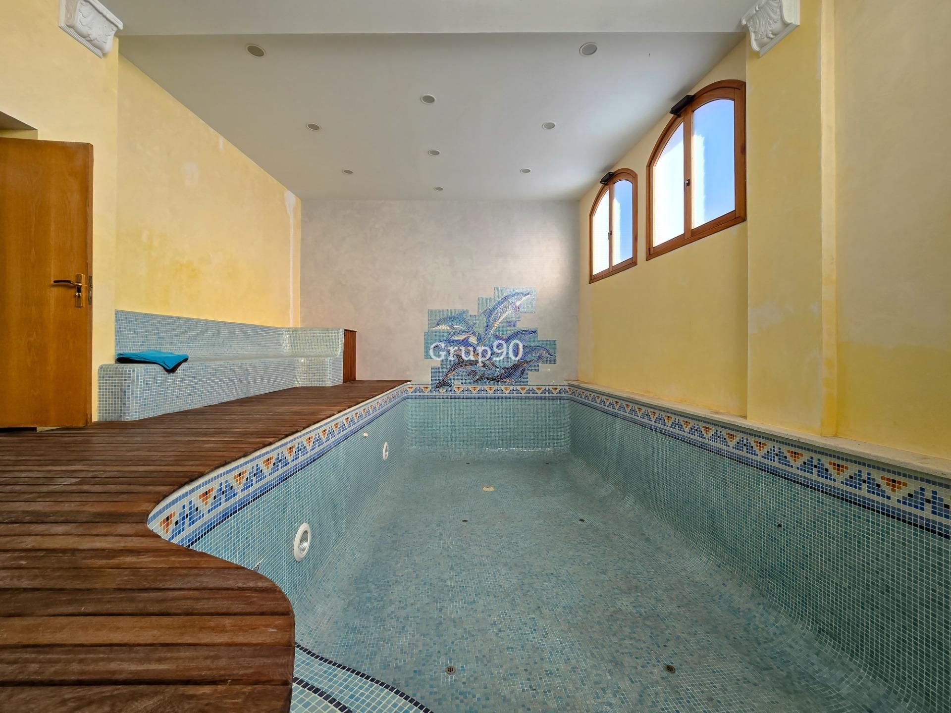 Piscina de Casa o xalet en venda en Bellpuig amb Aire condicionat, Calefacció i Terrassa