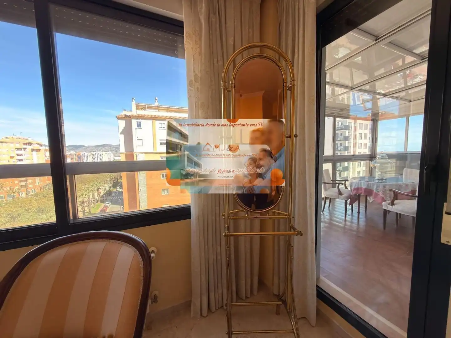 Terraza de Dúplex en venta en Castellón de la Plana / Castelló de la Plana con Calefacción, Parquet y Terraza