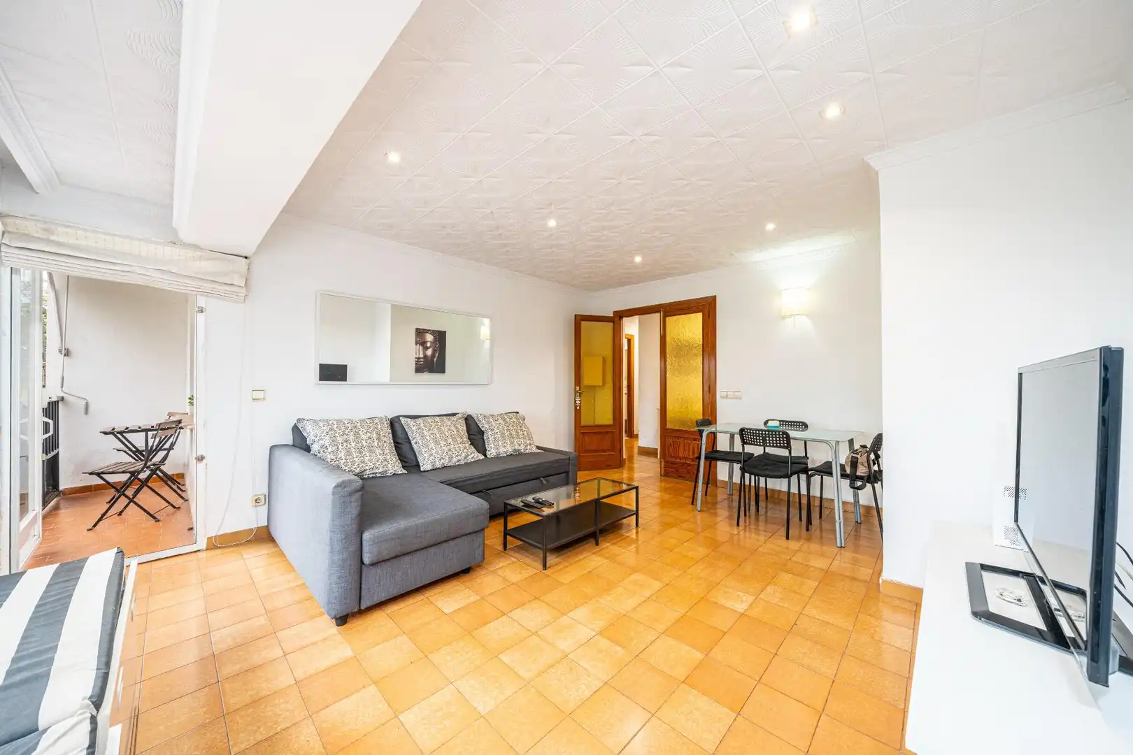 Sala de estar de Piso en venta en  Palma de Mallorca con Balcón