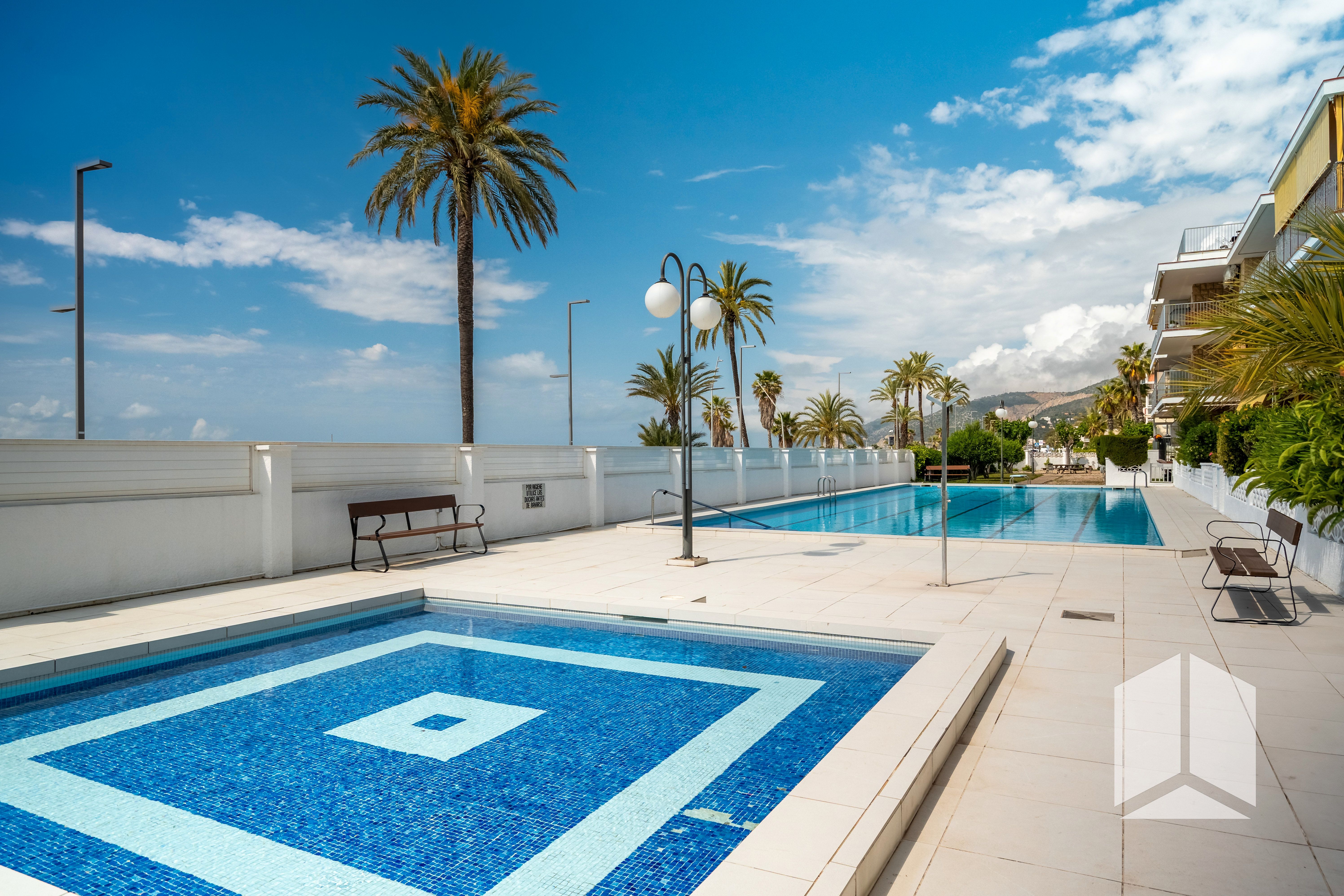 Swimming pool of Flat for sale in Castelldefels  with Terrace, Storage room and Swimming Pool