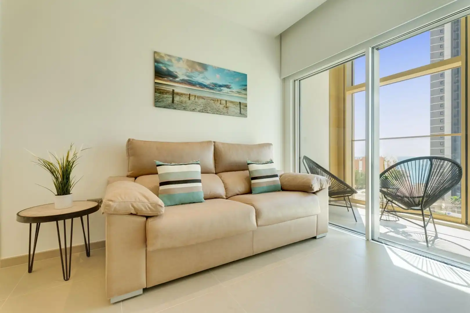 Living room of Study for rent in Benidorm  with Air Conditioner, Heating and Private garden