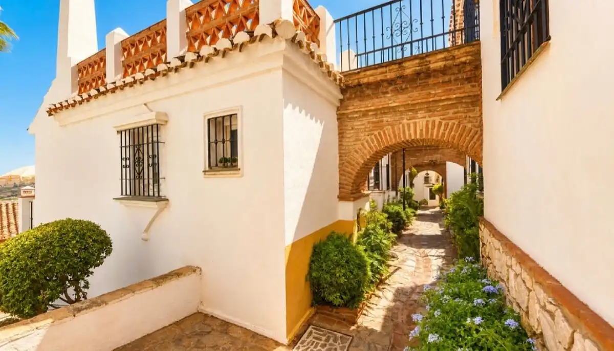 Exterior view of Houses for sale in Mijas  with Terrace and Community pool
