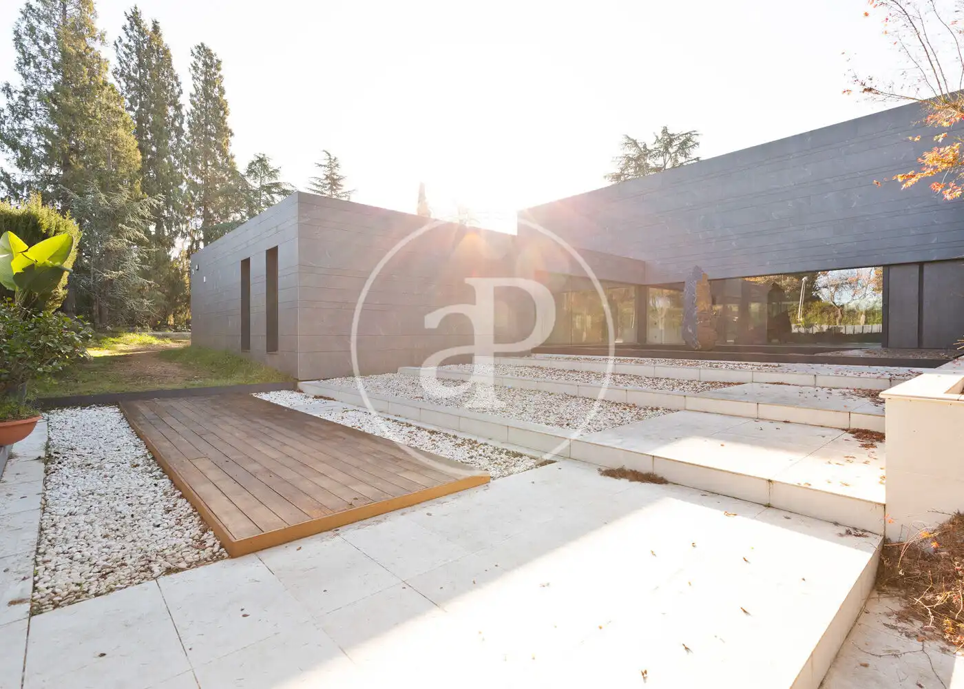 Exterior view of Houses for sale in Sant Cugat del Vallès  with Air Conditioner, Heating and Private garden