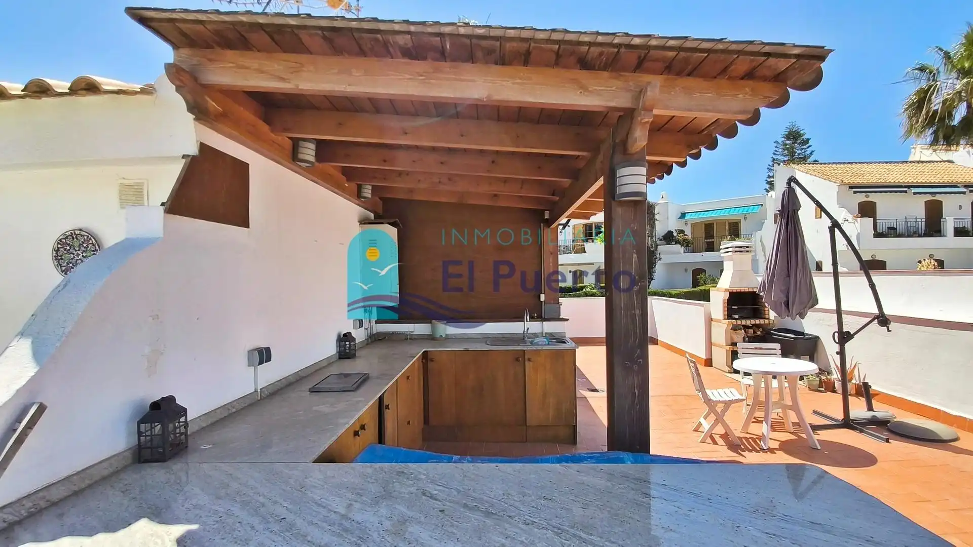 Terrasse von Dachboden zum Verkauf in Mazarrón mit Klimaanlage, Heizung und Terrasse