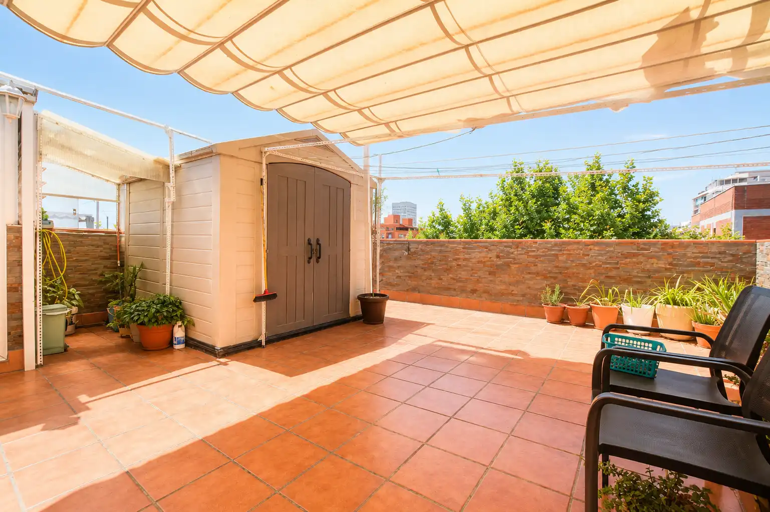 Terraza de Ático en venta en Santa Coloma de Gramenet con Aire acondicionado, Calefacción y Terraza