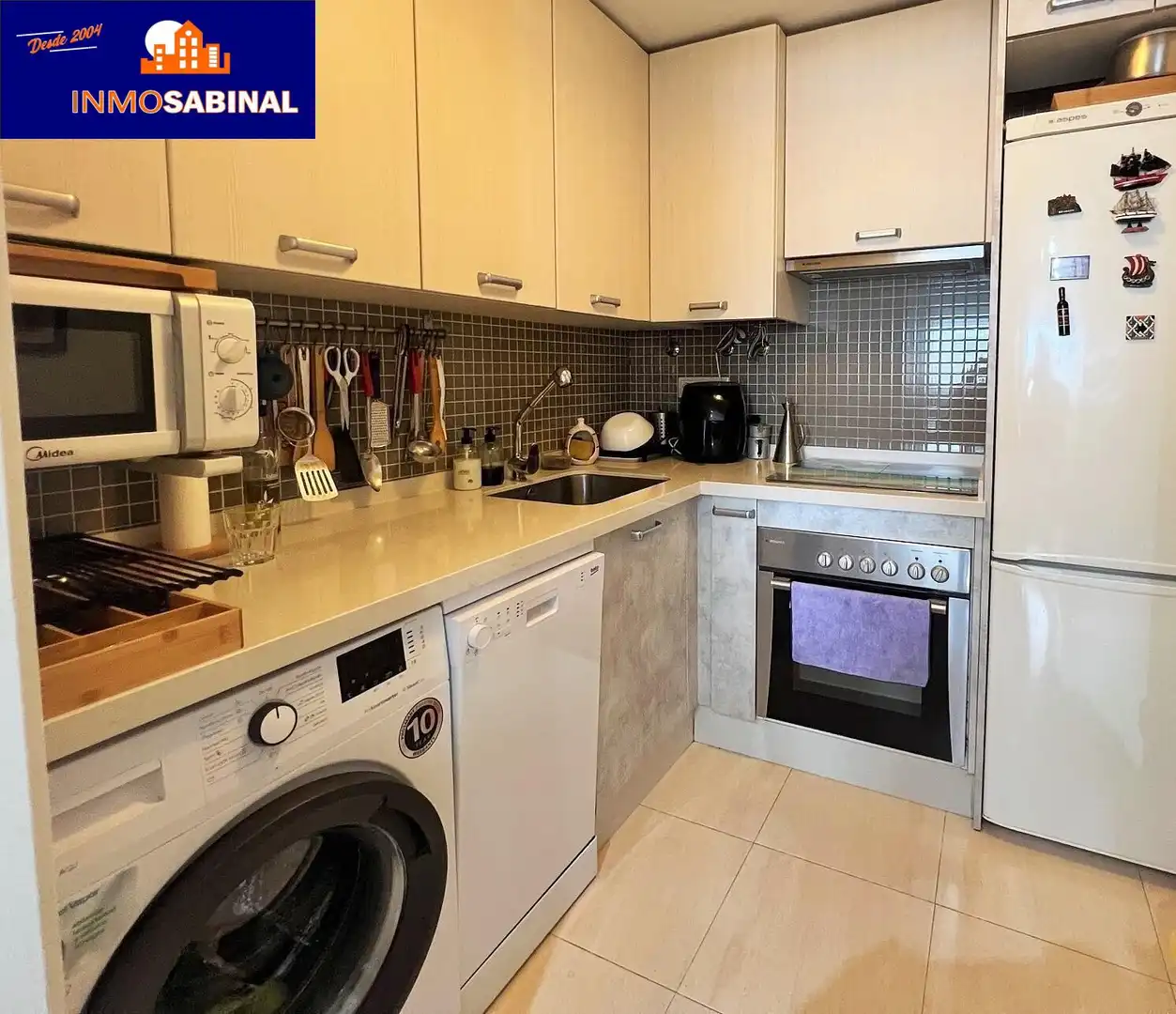 Kitchen of Flat for sale in Roquetas de Mar