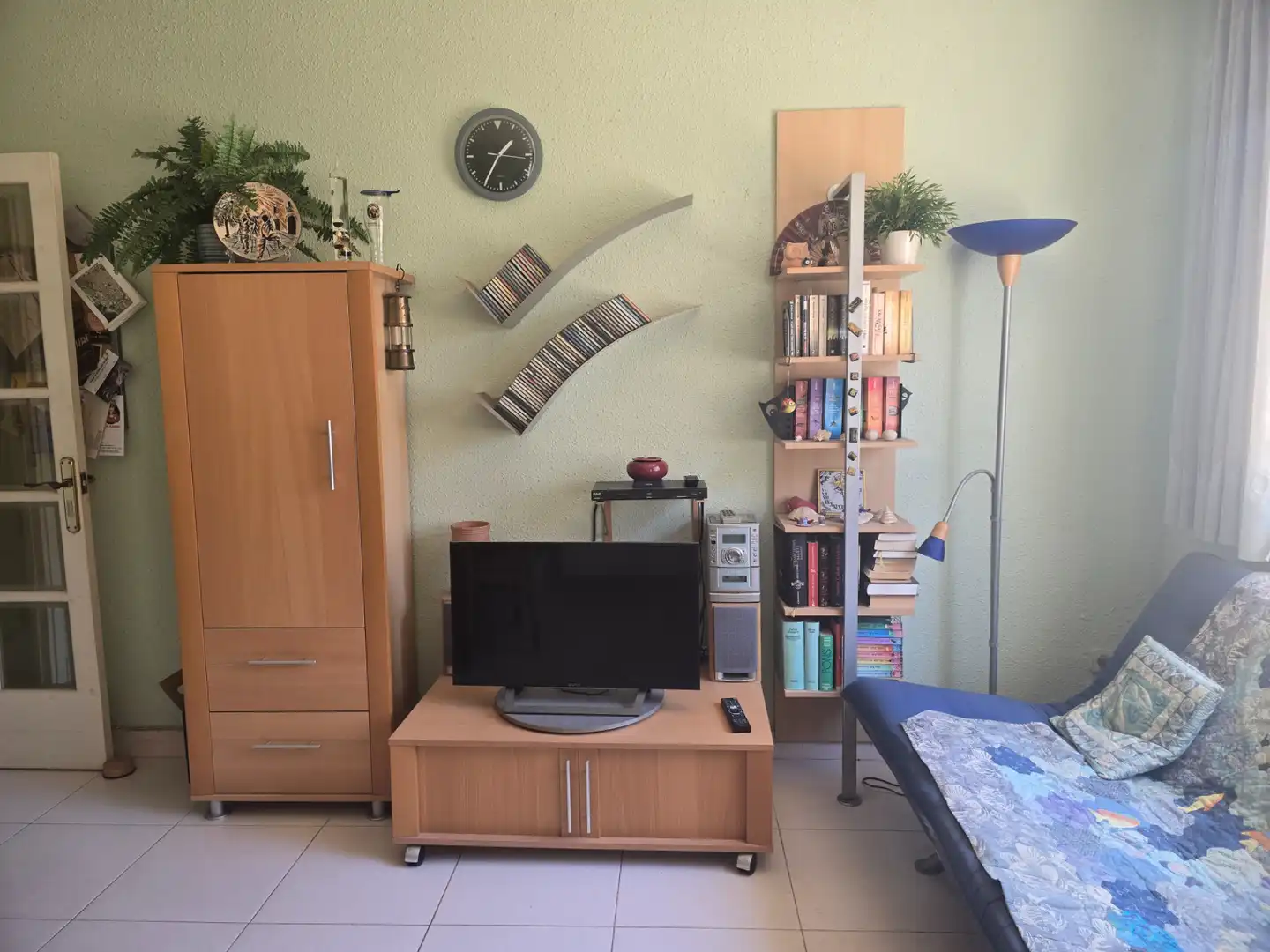 Sala de estar de Ático en venta en Vilanova i la Geltrú con Terraza