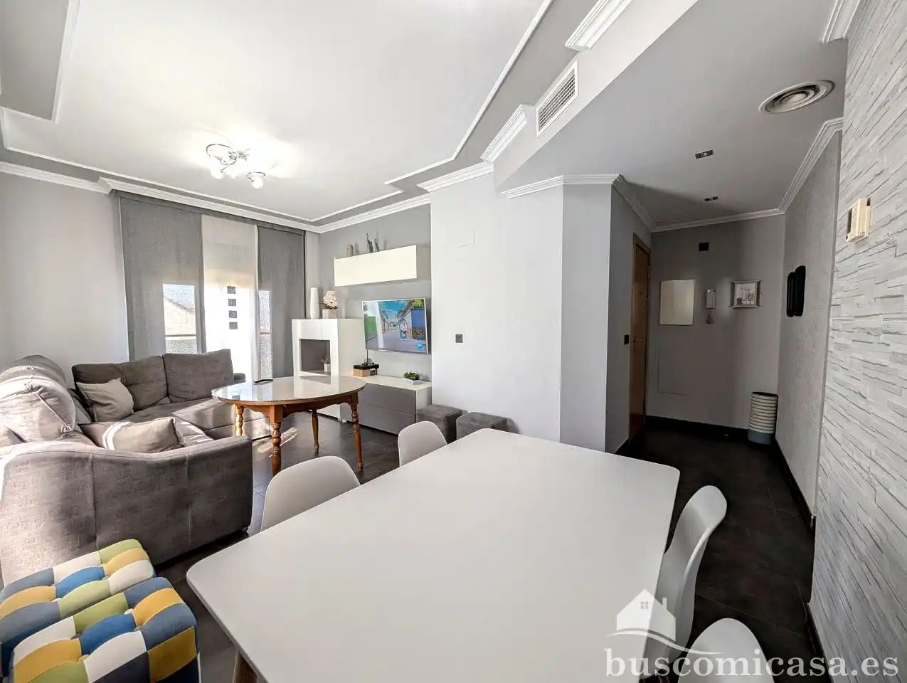 Comedor de Piso de alquiler en Linares con Aire acondicionado, Terraza y Amueblado