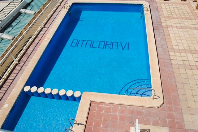 Swimming pool of Apartment for rent in Gandia  with Terrace, Furnished and Oven