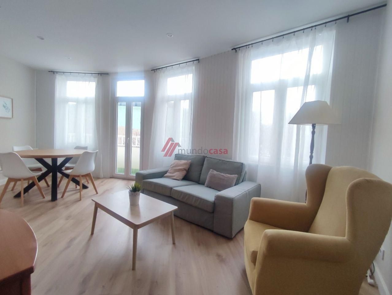 Living room of Flat to rent in Ferrol  with Heating and Furnished