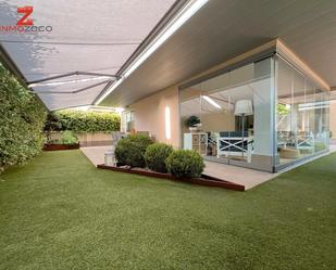Terrace of Planta baja for sale in Las Rozas de Madrid  with Air Conditioner, Private garden and Parquet flooring