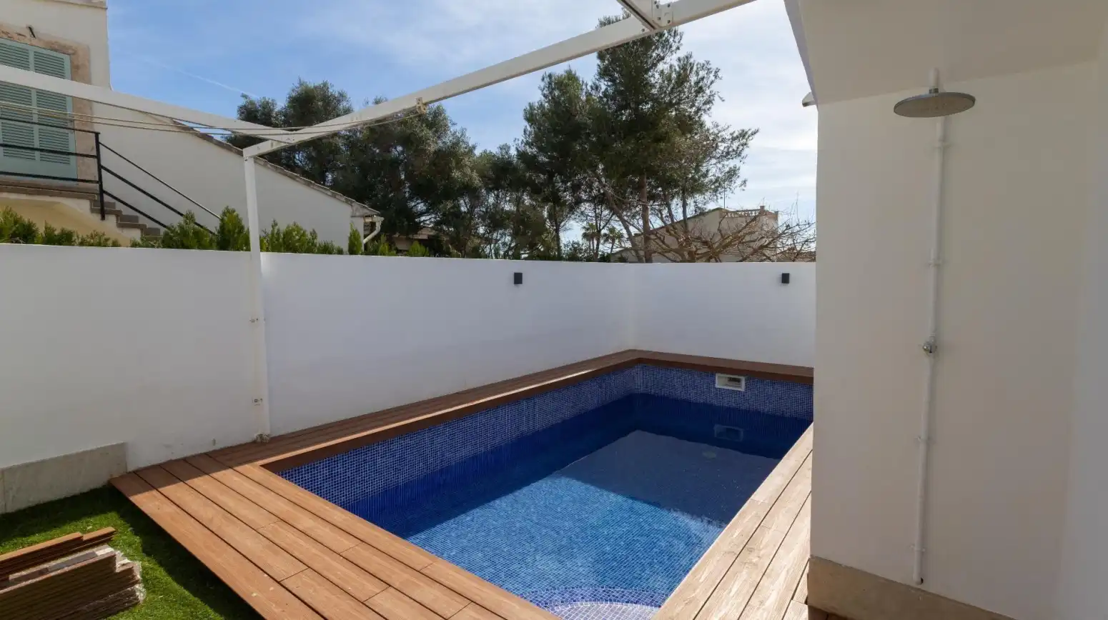 Piscina de Casa o chalet de alquiler en Campos con Aire acondicionado, Terraza y Trastero