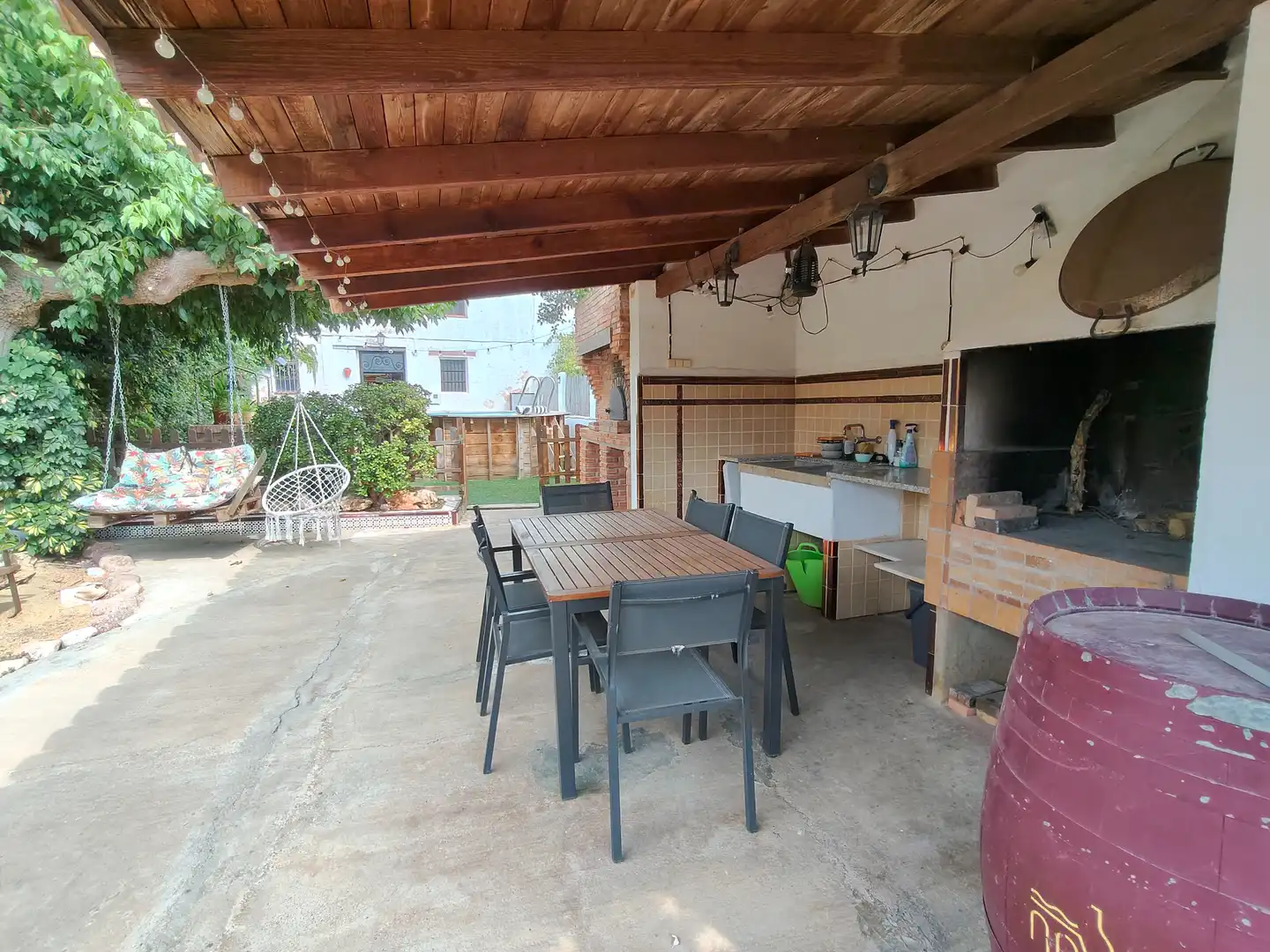 Terraza de Casa o chalet en venta en Burriana / Borriana con Jardín privado, Parquet y Terraza