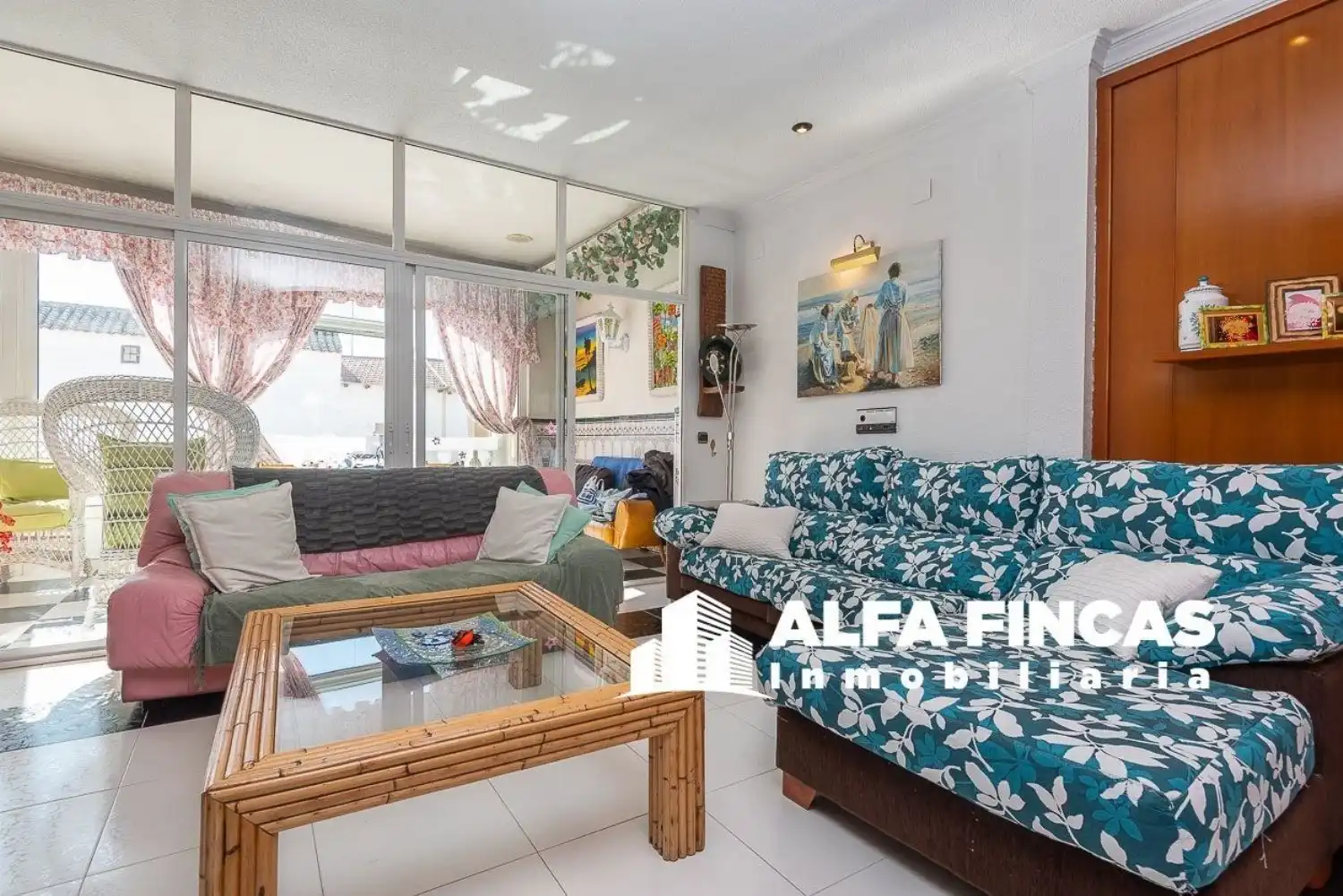 Vista exterior de Casa o chalet en venta en Mota del Cuervo con Aire acondicionado, Jardín privado y Terraza