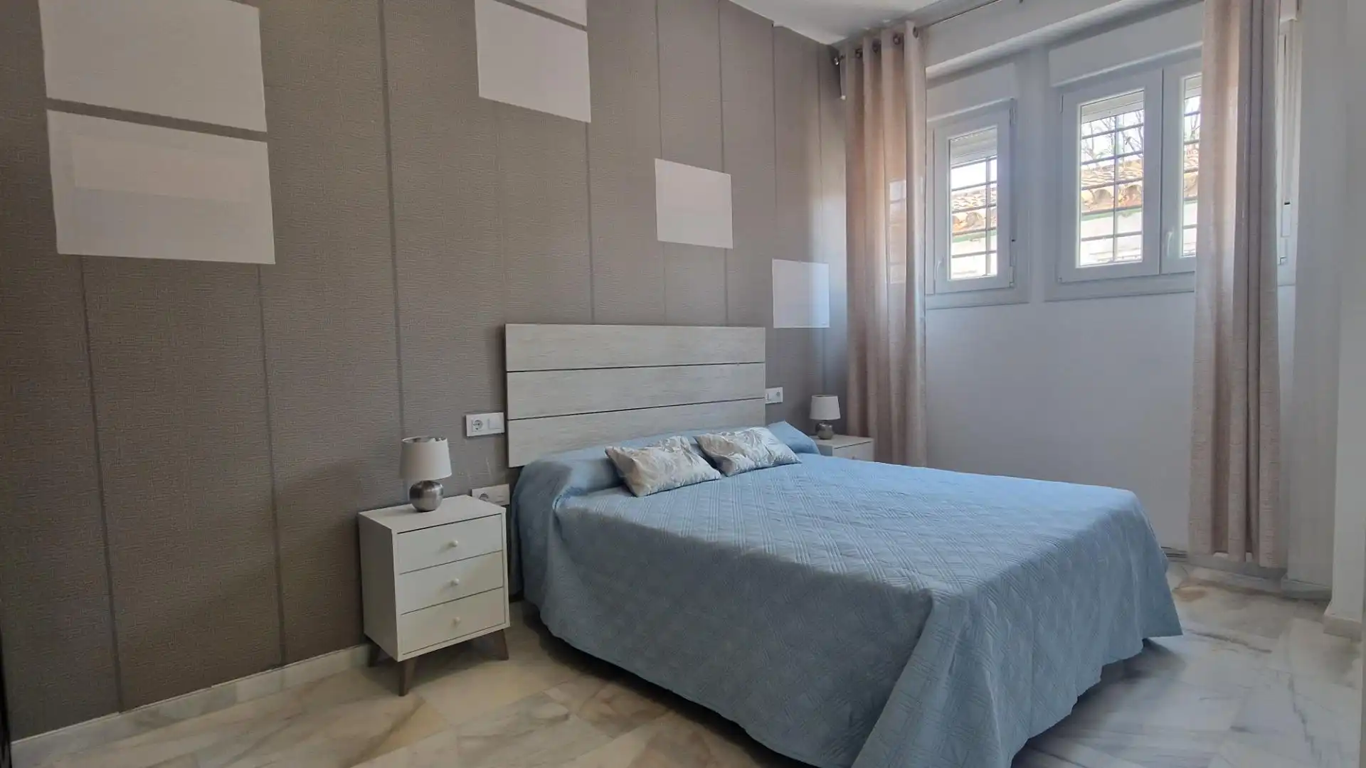 Schlafzimmer von Wohnung zur Miete in Jerez de la Frontera mit Klimaanlage und Möbliert