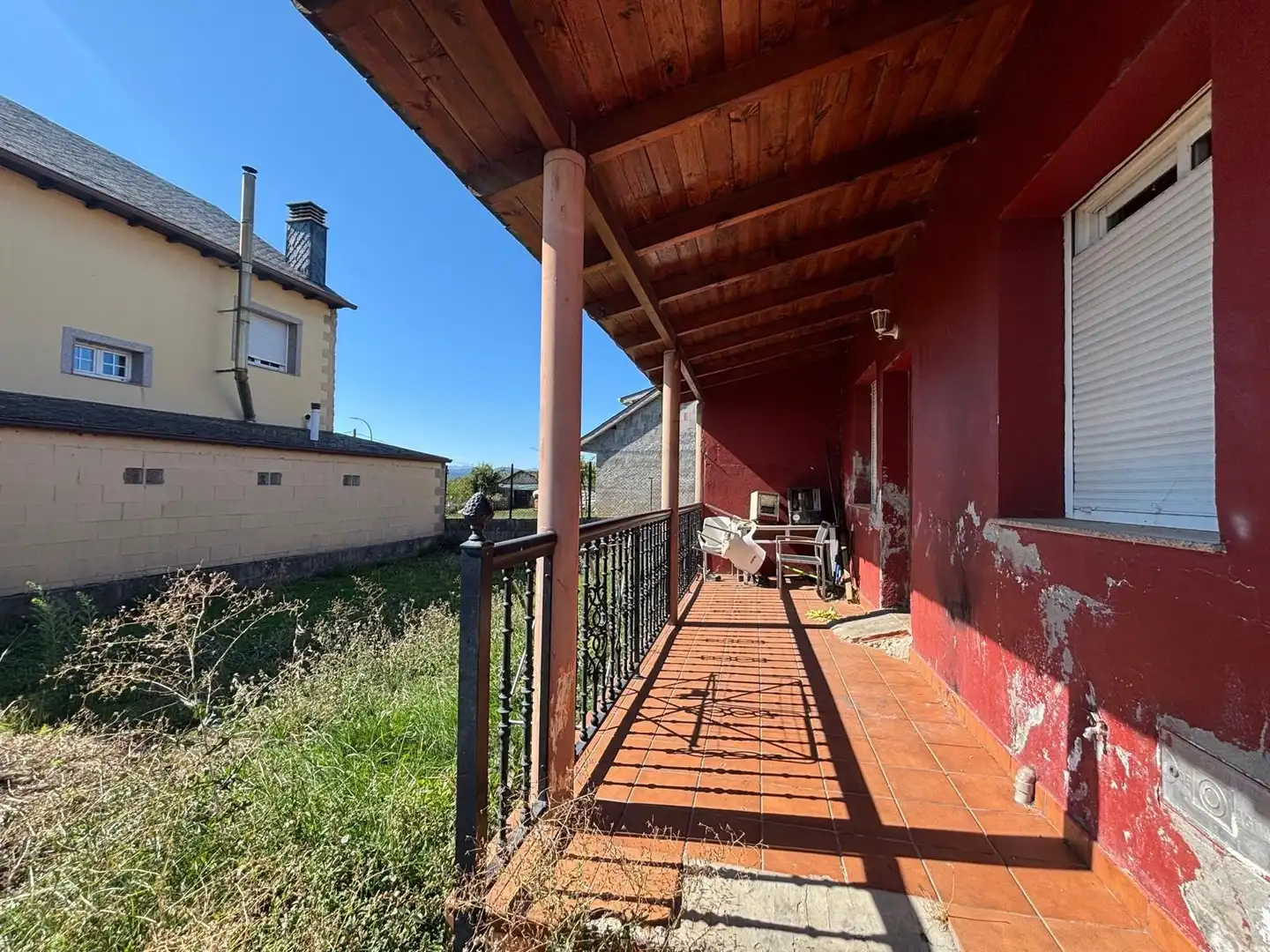 Terraza de Casa o chalet en venta en Cubillos del Sil con Jardín privado