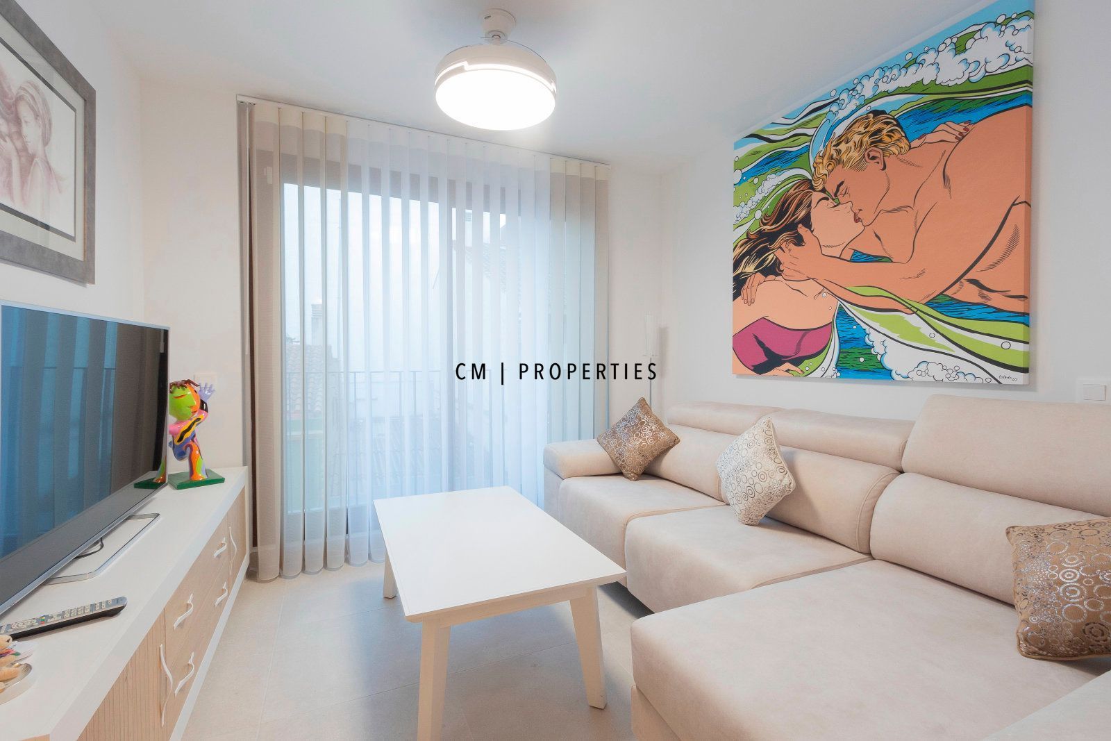 Bedroom of Flat to rent in  Valencia Capital  with Air Conditioner, Heating and Furnished