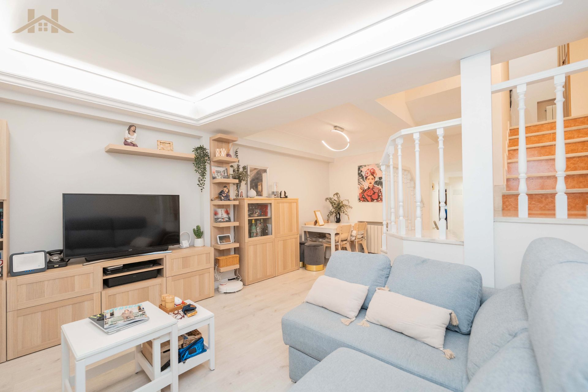 Sala d'estar de Pis en venda en Pinto amb Aire condicionat, Calefacció i Moblat