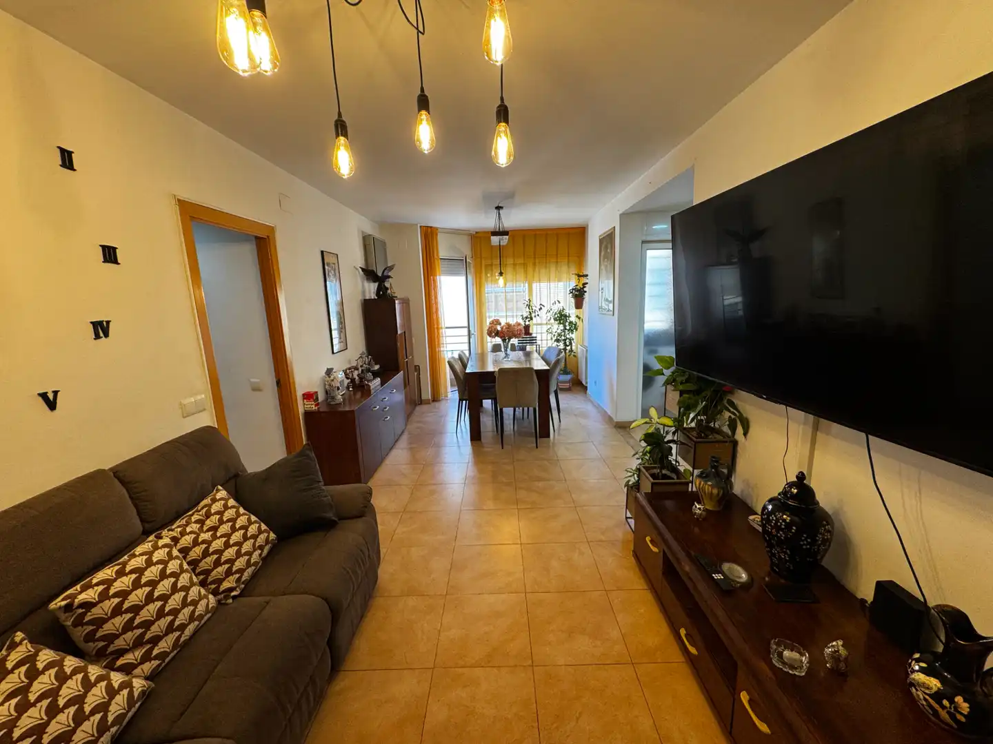 Sala d'estar de Pis en venda en Sant Celoni amb Aire condicionat, Calefacció i Balcó