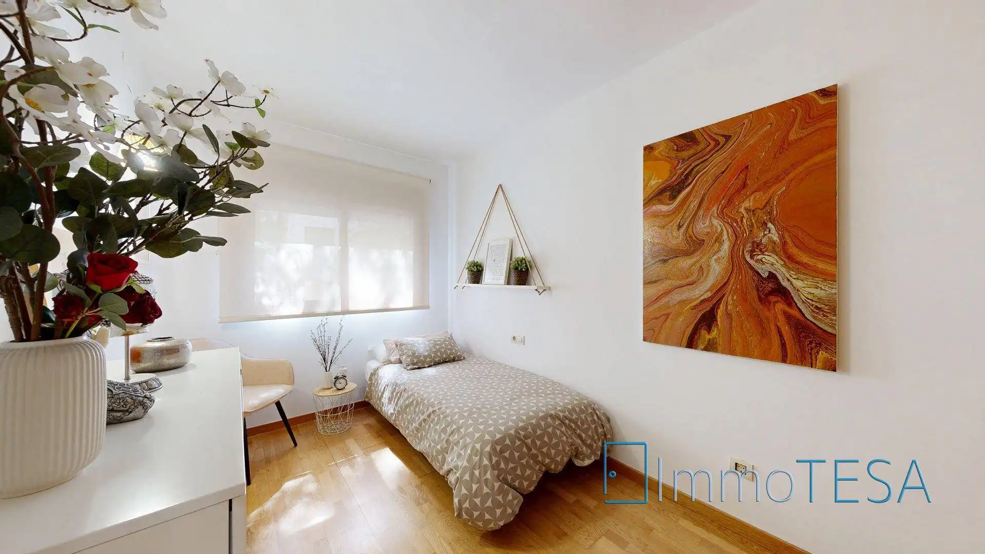 Schlafzimmer von Wohnung zum Verkauf in Barberà del Vallès mit Klimaanlage, Heizung und Parkett