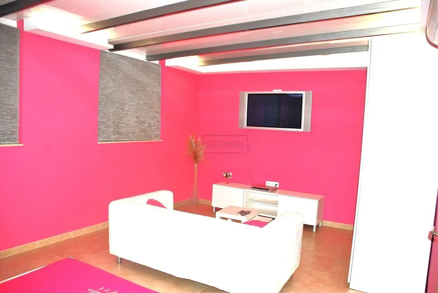 Wohnzimmer von Einfamilien-Reihenhaus zum Verkauf in Gandia mit Klimaanlage, Terrasse und Abstellraum