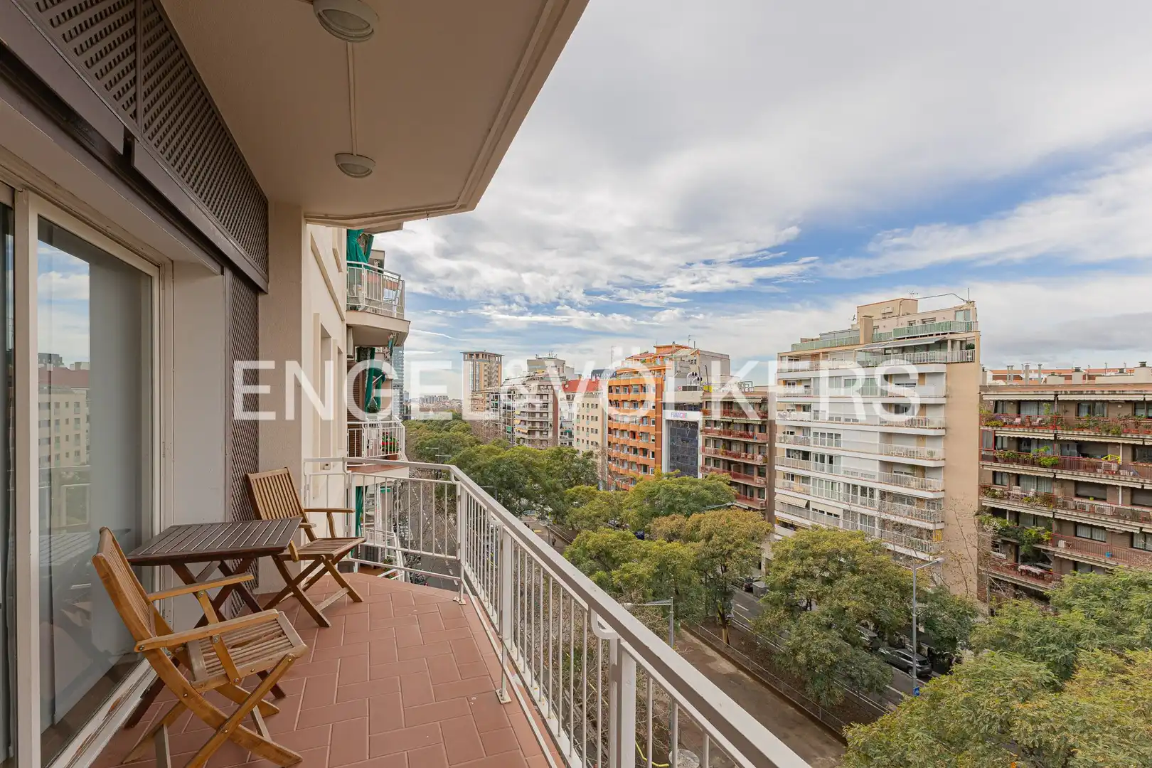 Balcony of Flat for sale in Barcelona  with Air Conditioner, Heating and Parquet flooring
