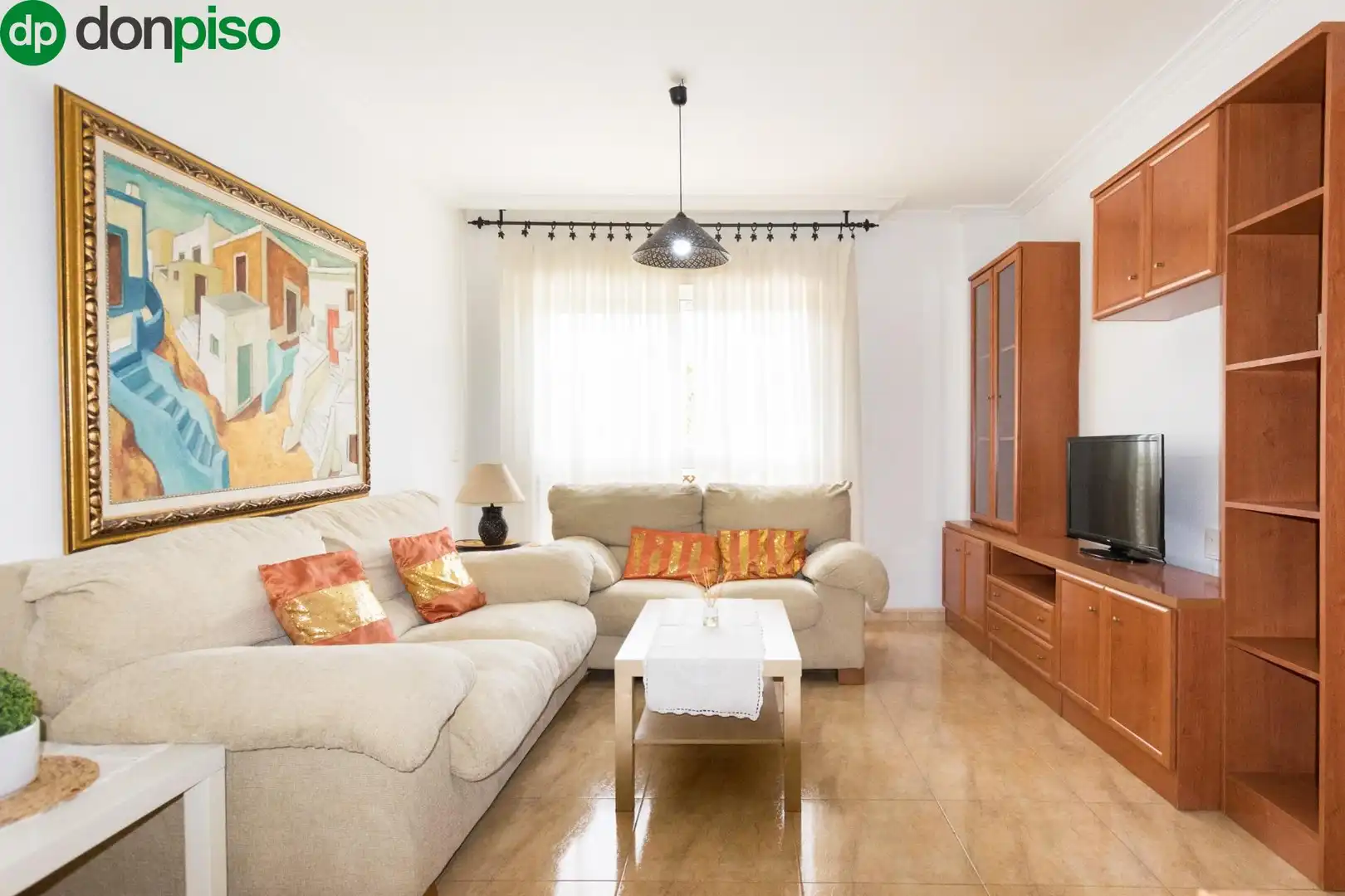 Living room of Flat for sale in Roquetas de Mar
