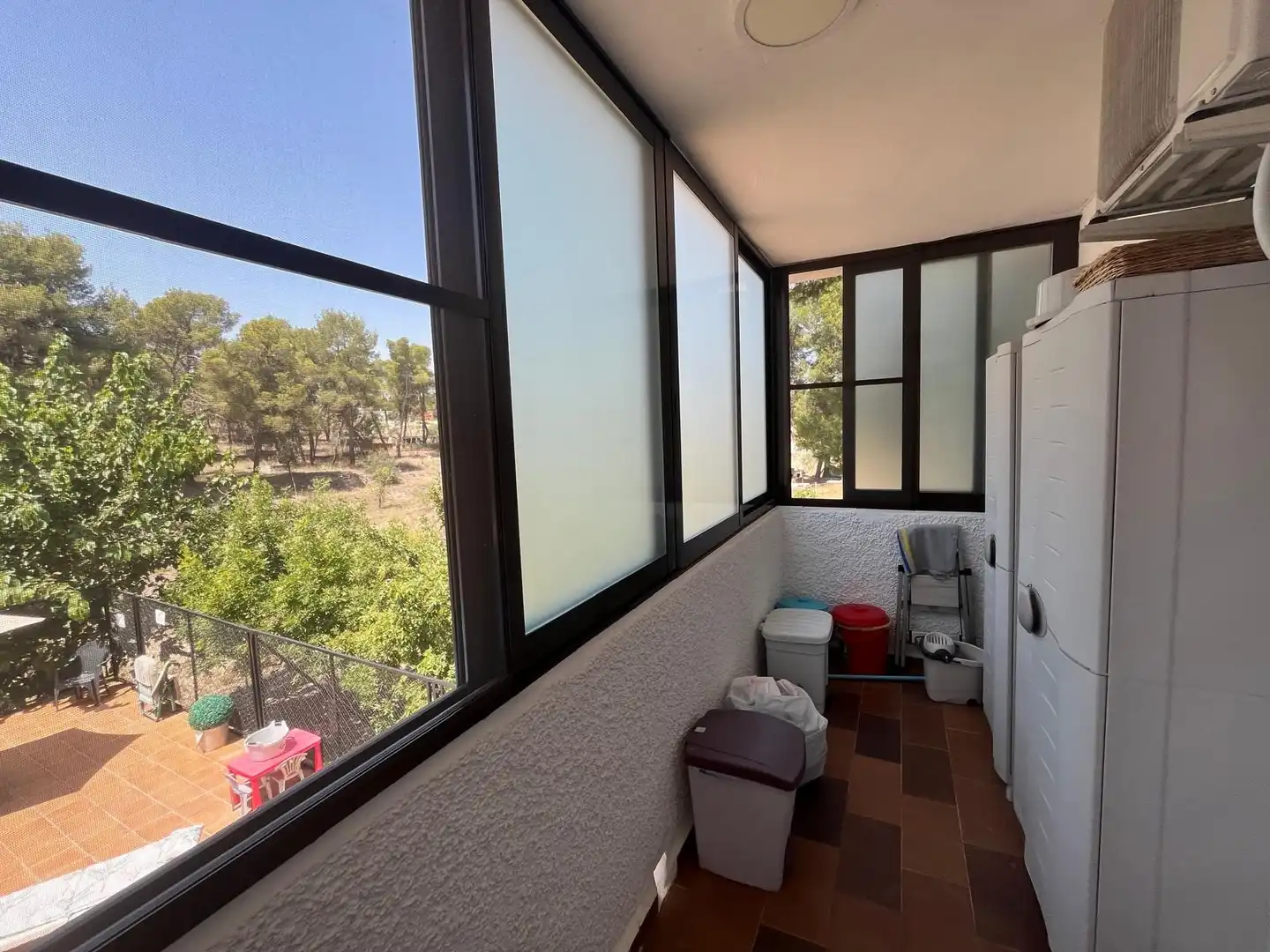 Terrassa de Casa o xalet en venda en Almansa amb Aire condicionat, Calefacció i Jardí privat
